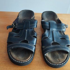 Navy blue slides